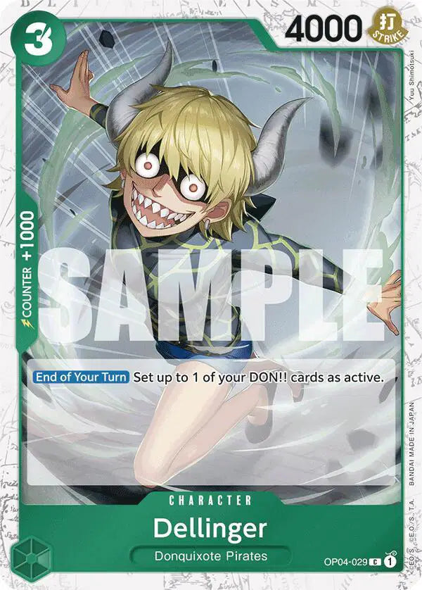 Dellinger (Jolly Roger Foil) - OP04-029 - Premium Booster