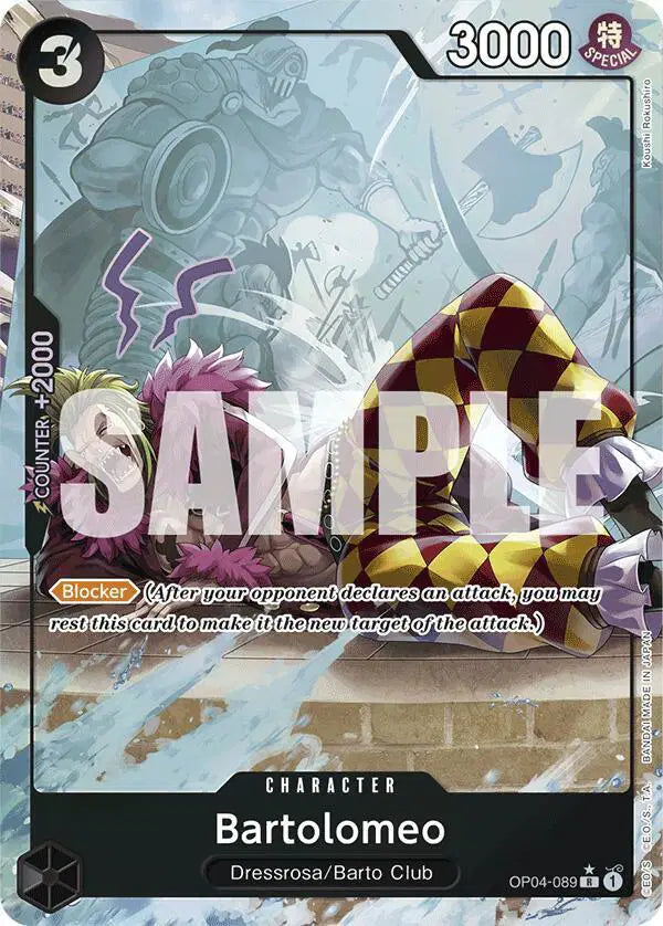 Bartolomeo (OP04-089) (Full Art) - OP04-089 - Premium Booster