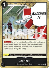 Barrier!! (Jolly Roger Foil) - OP04-095 - Premium Booster