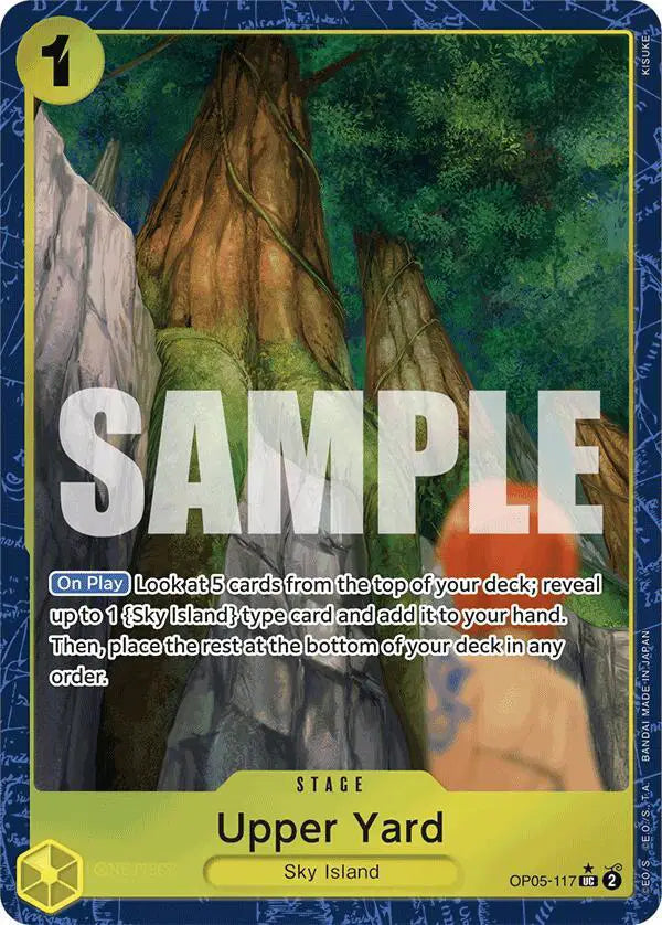 Upper Yard (Alternate Art) - OP05-117 - Premium Booster