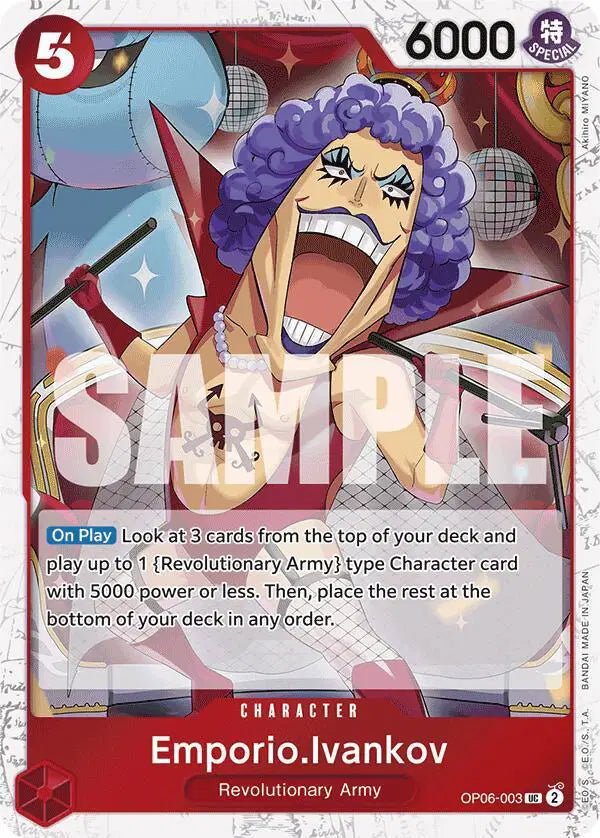 Emporio.Ivankov (Jolly Roger Foil) - OP06-003 - Premium Booster