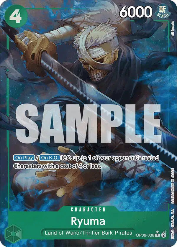 Ryuma (Full Art) - OP06-036 - Premium Booster