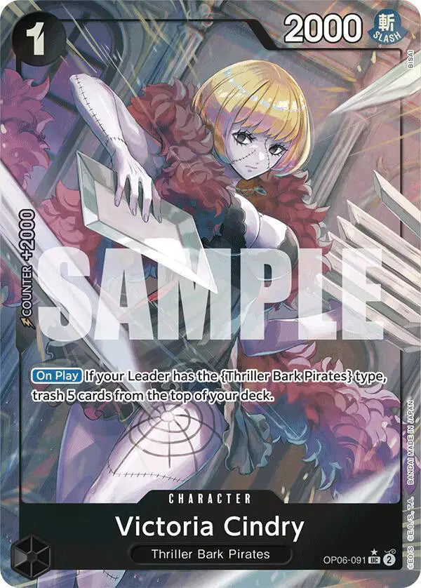 Victoria Cindry (Full Art) - OP06-091 - Premium Booster