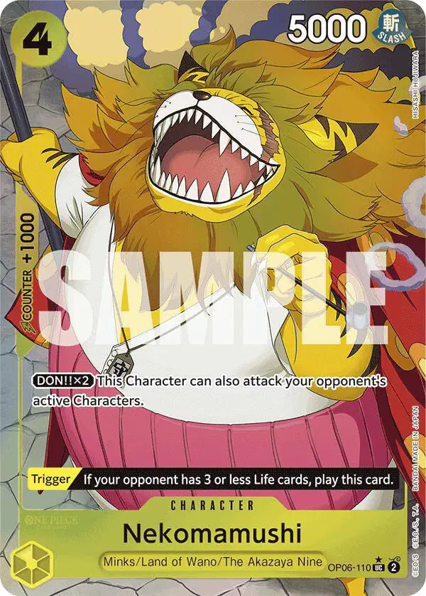 Nekomamushi (Full Art) - OP06-110 - Premium Booster