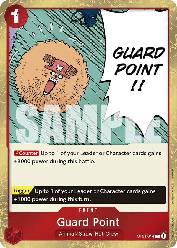 Guard Point (Jolly Roger Foil) - ST01-014 - Premium Booster