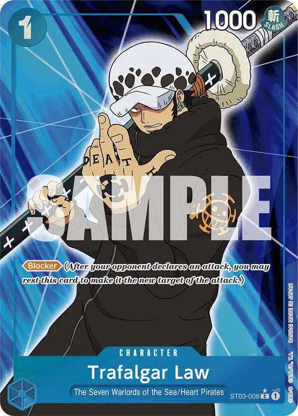 Trafalgar Law (ST03-008) (Full Art) - ST03-008 - Premium Booster