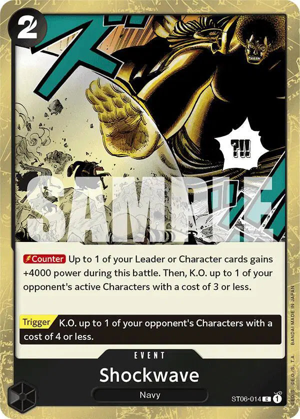 Shockwave (Jolly Roger Foil) - ST06-014 - Premium Booster