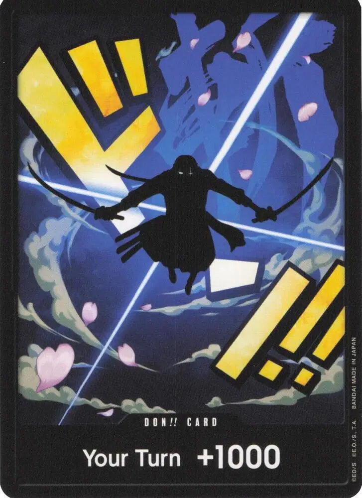 DON!! Card (Zoro) - N/A - Premium Booster
