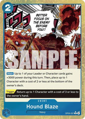 Hound Blaze (Textured Foil) - OP05-057 - Premium Booster