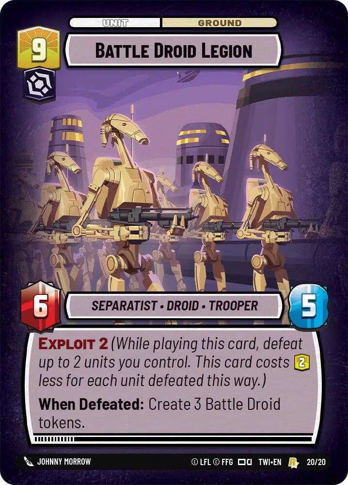 Battle Droid Legion - TWIP-20 - Twilight of the Republic: Weekly Play Promos