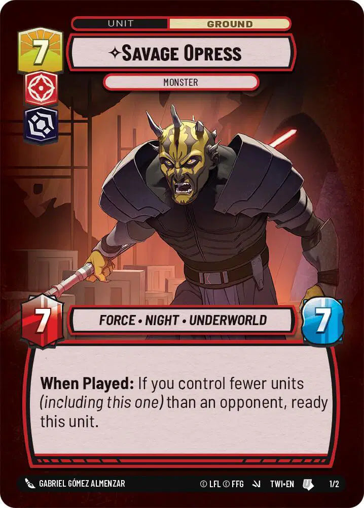 Savage Opress - Monster - SSP-001_3 - Store Showdown Promos