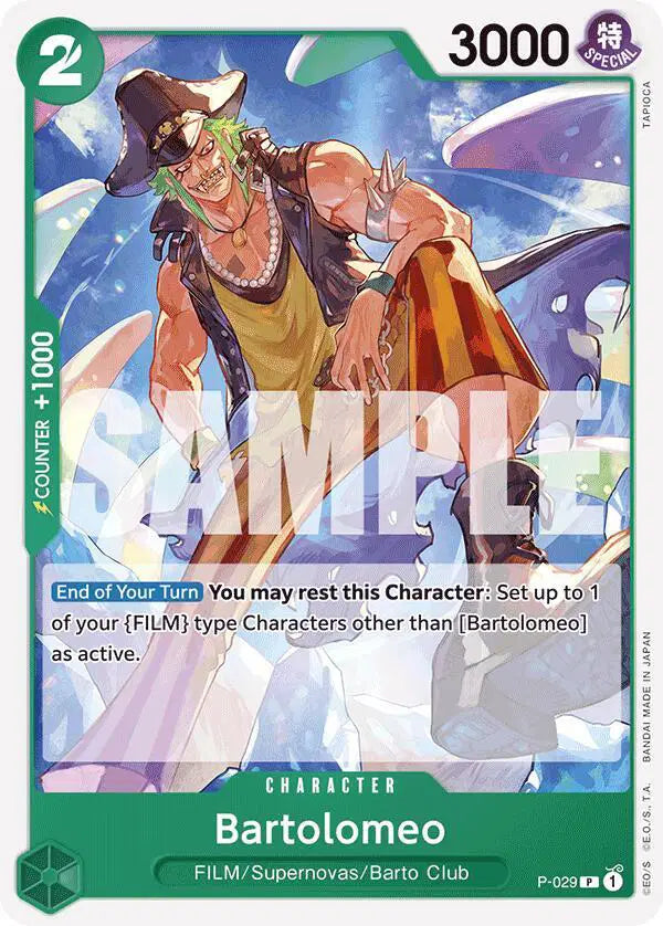 Bartolomeo (P-029) (Reprint) - P-029 - Premium Booster