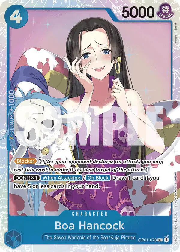 Boa Hancock (OP01-078) (Reprint) - OP01-078 - Premium Booster