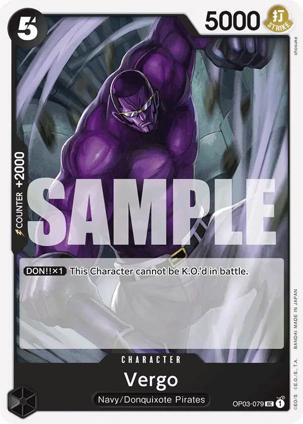 Vergo (Reprint) - OP03-079 - Premium Booster