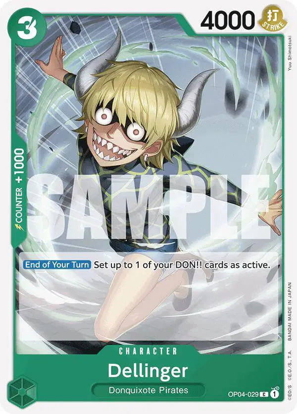 Dellinger (Reprint) - OP04-029 - Premium Booster