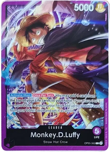 Monkey.D.Luffy (Sound Loader Vol. 1) - OP05-060 - One Piece Promotion Cards