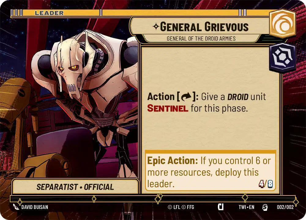 General Grievous - General of the Droid Armies (Hyperspace) - 002/002_2 - Prerelease Promos