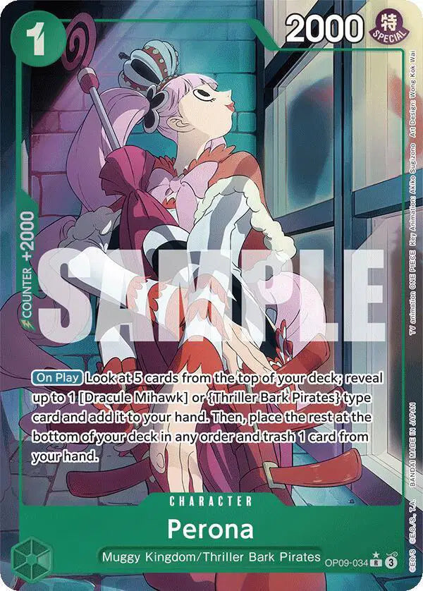 Perona (Parallel) - OP09-034 - Emperors in the New World