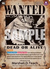 Marshall.D.Teach (093) (Wanted Poster) - OP09-093 - Emperors in the New World