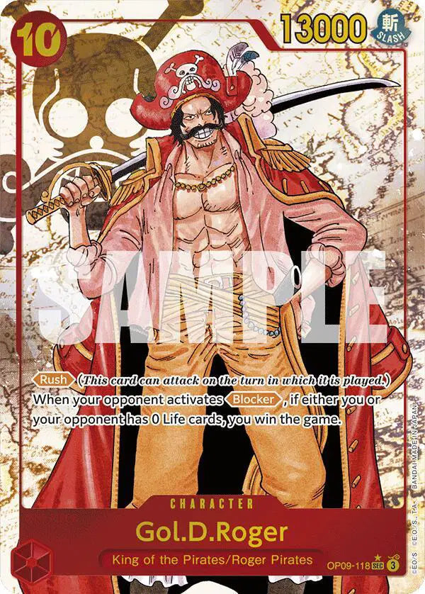 Gol.D.Roger (Alternate Art) - OP09-118 - Emperors in the New World