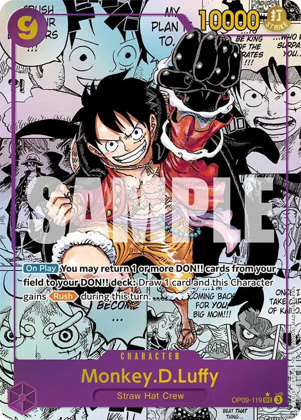 Monkey.D.Luffy (Manga) - OP09-119 - Emperors in the New World