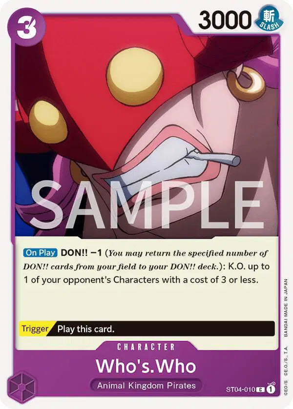 Who's.Who - ST04-010 - Revision Pack Cards