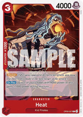 Heat - OP09-007 - Emperors in the New World Pre-Release Cards