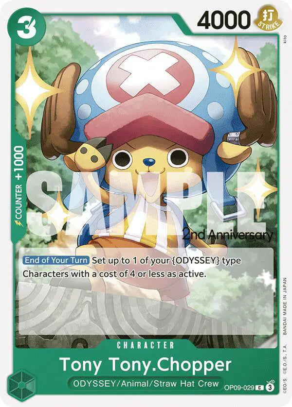 Tony Tony.Chopper - OP09-029 - Emperors in the New World Pre-Release Cards