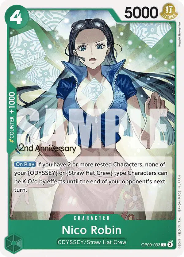 Nico Robin (033) - OP09-033 - Emperors in the New World Pre-Release Cards
