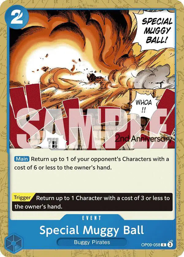 Special Muggy Ball - OP09-058 - Emperors in the New World Pre-Release Cards