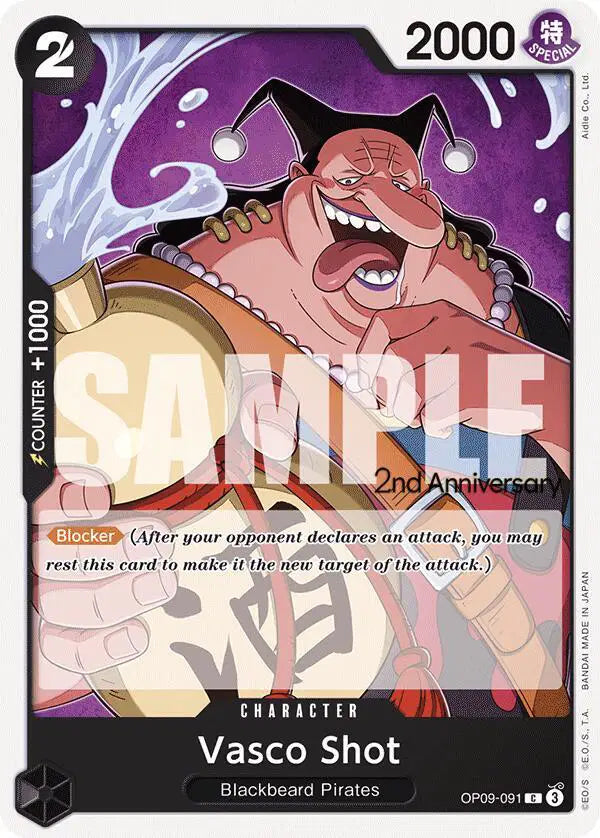 Vasco Shot - OP09-091 - Emperors in the New World Pre-Release Cards