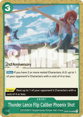 Thunder Lance Flip Caliber Phoenix Shot - OP09-040 - Emperors in the New World Pre-Release Cards