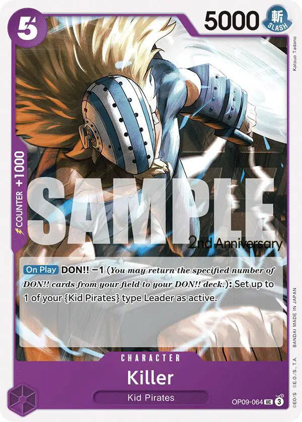 Killer - OP09-064 - Emperors in the New World Pre-Release Cards