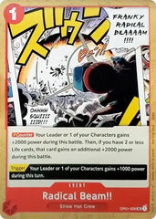 Radical Beam!! - OP01-029 - One Piece Demo Deck Cards