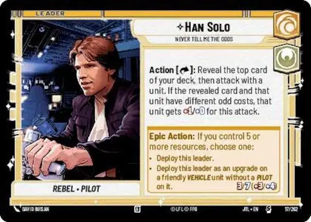 Han Solo - Never Tell Me the Odds - JTL-017 - Jump to Lightspeed