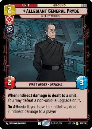 Allegiant General Pryde - Ruthless and Loyal - JTL-133 - Jump to Lightspeed