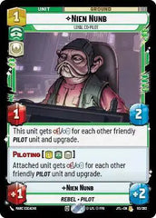 Nien Nunb - Loyal Co-Pilot - JTL-093 - Jump to Lightspeed
