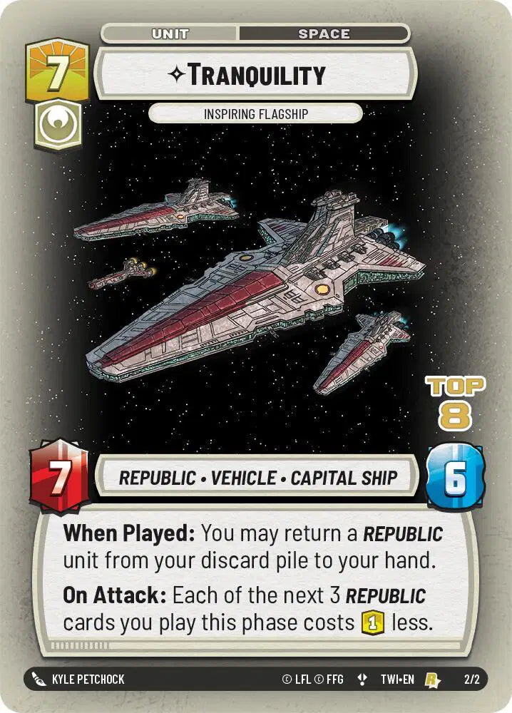 Tranquility - Inspiring Flagship (Top 8) - SSP-002_16 - Store Showdown Promos