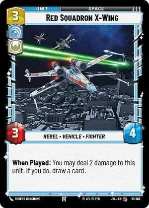 Red Squadron X-Wing - JTL-051 - Jump to Lightspeed