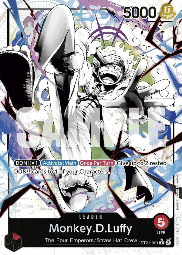 Monkey.D.Luffy (001) (Parallel) - ST21-001 - Starter Deck EX: Gear 5