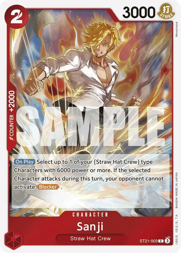 Sanji - ST21-003 - Starter Deck EX: Gear 5