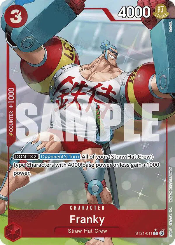 Franky (Parallel) - ST21-011 - Starter Deck EX: Gear 5