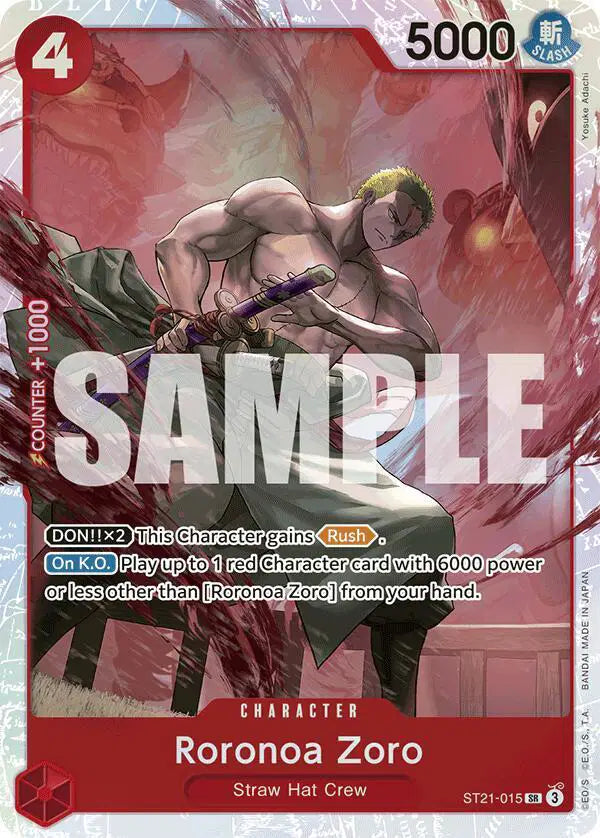 Roronoa Zoro - ST21-015 - Starter Deck EX: Gear 5