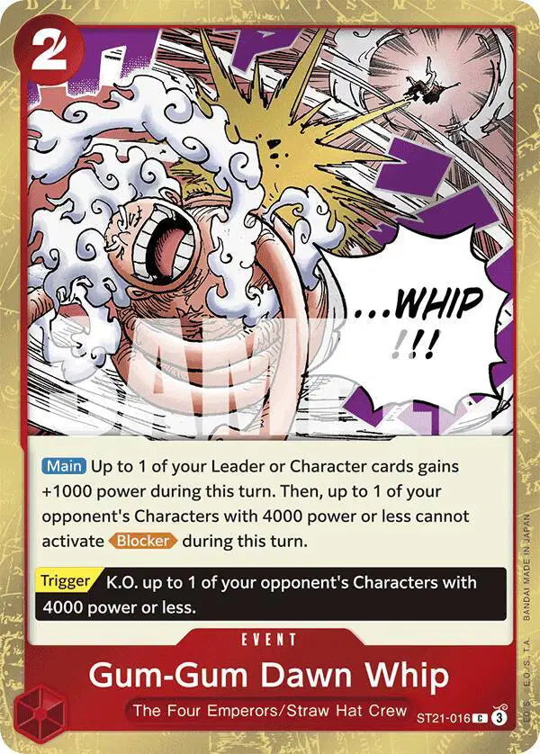 Gum-Gum Dawn Whip - ST21-016 - Starter Deck EX: Gear 5