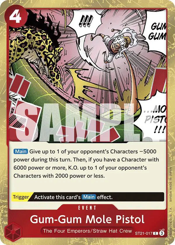 Gum-Gum Mole Pistol - ST21-017 - Starter Deck EX: Gear 5
