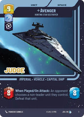 Avenger - Hunting Star Destroyer - JP-1 - Judge Promos
