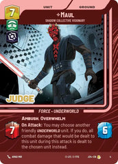 Maul - Shadow Collective Visionary - JP-4 - Judge Promos