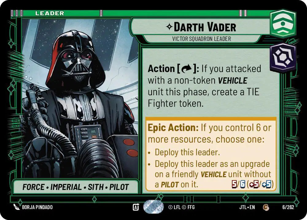 Darth Vader - Victor Squadron Leader - JTL-006 - Jump to Lightspeed