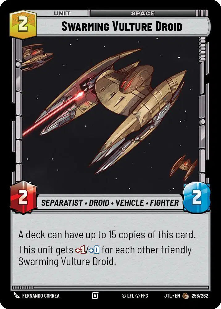 Swarming Vulture Droid - JTL-256 - Jump to Lightspeed