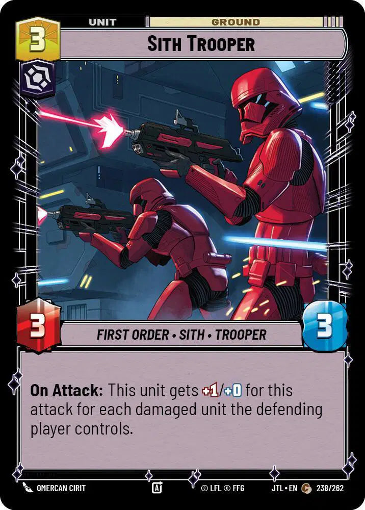 Sith Trooper - JTL-238 - Jump to Lightspeed